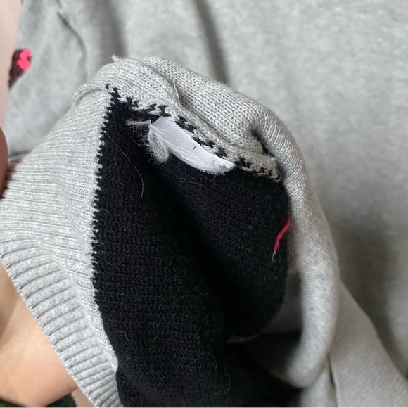 Disney Minnie Mouse Sequin String Lights Christmas Sweater Size XXL - Picture 6 of 6